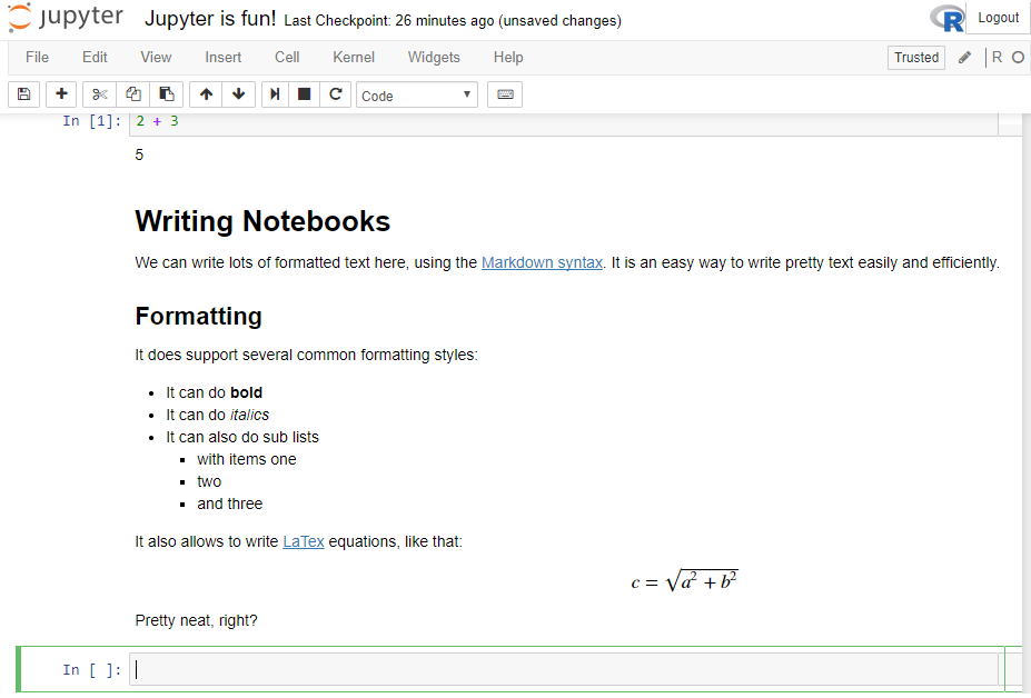 Text and Code